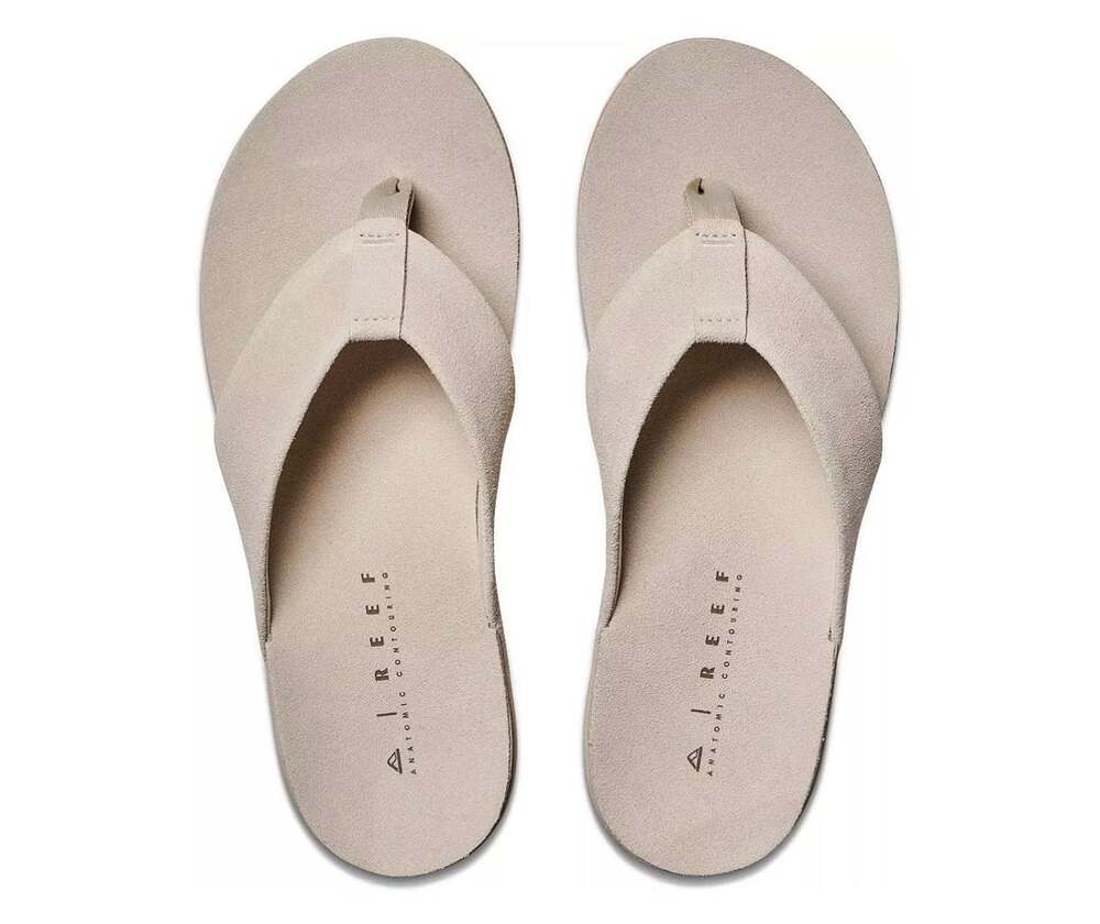 Reef Ojai Classic Suede Flip Flop Sandals oat Mens 11 eur 44 new no box